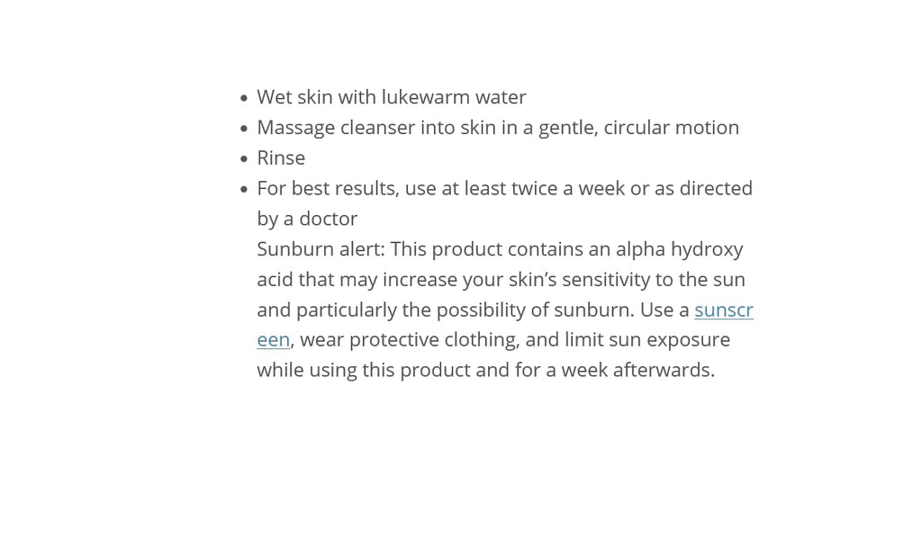 Cleanser for Psoriasis Treatment