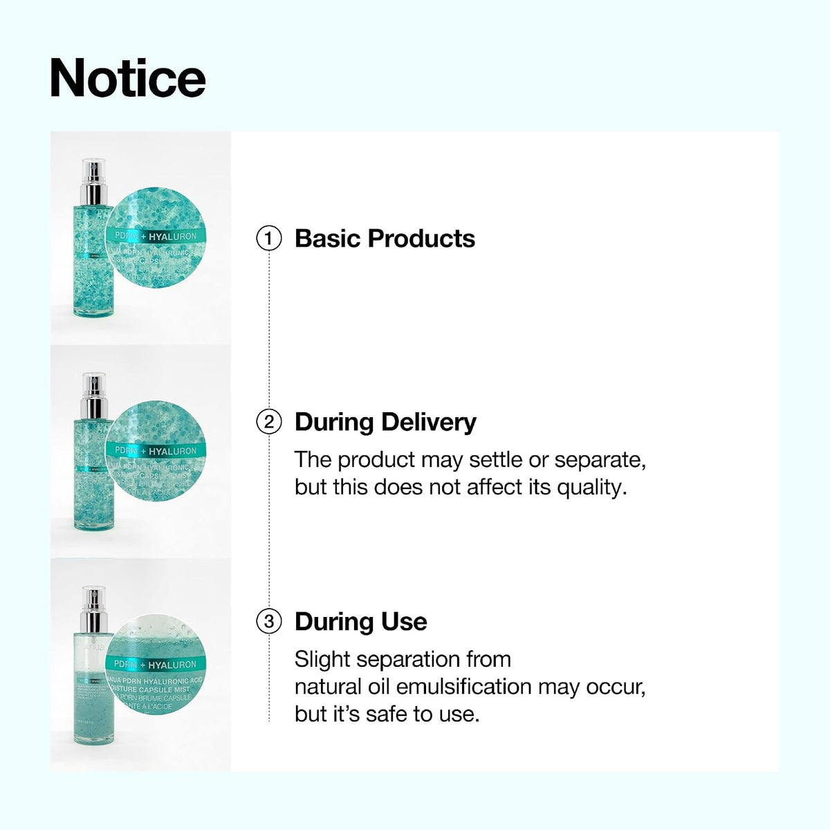 Anua - PDRN Hyaluronic Acid Hydrating Capsule Mist 100ml
