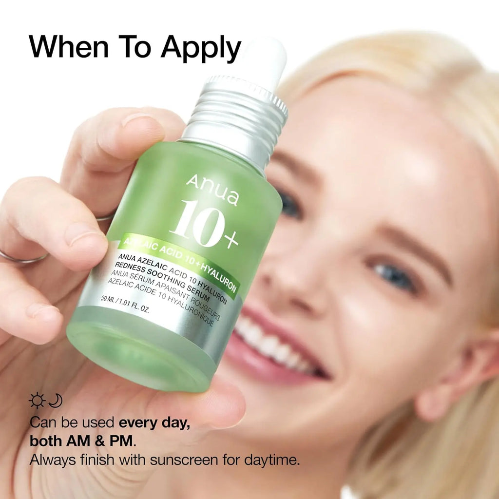 Anua Azelaic Acid 10 Hyaluron Redness Soothing Serum