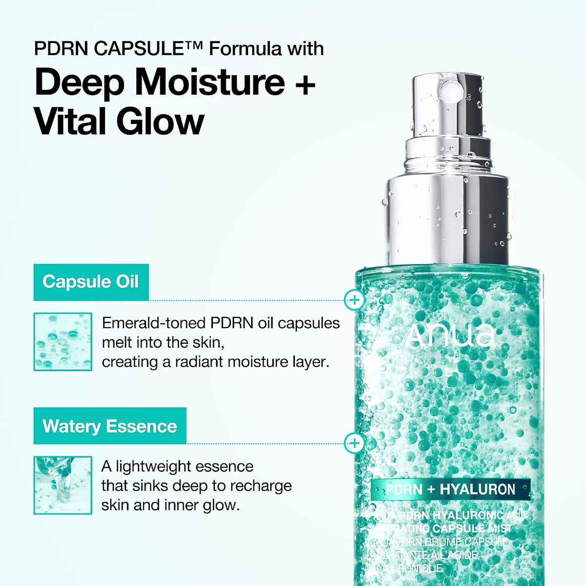 Anua - PDRN Hyaluronic Acid Hydrating Capsule Mist 100ml