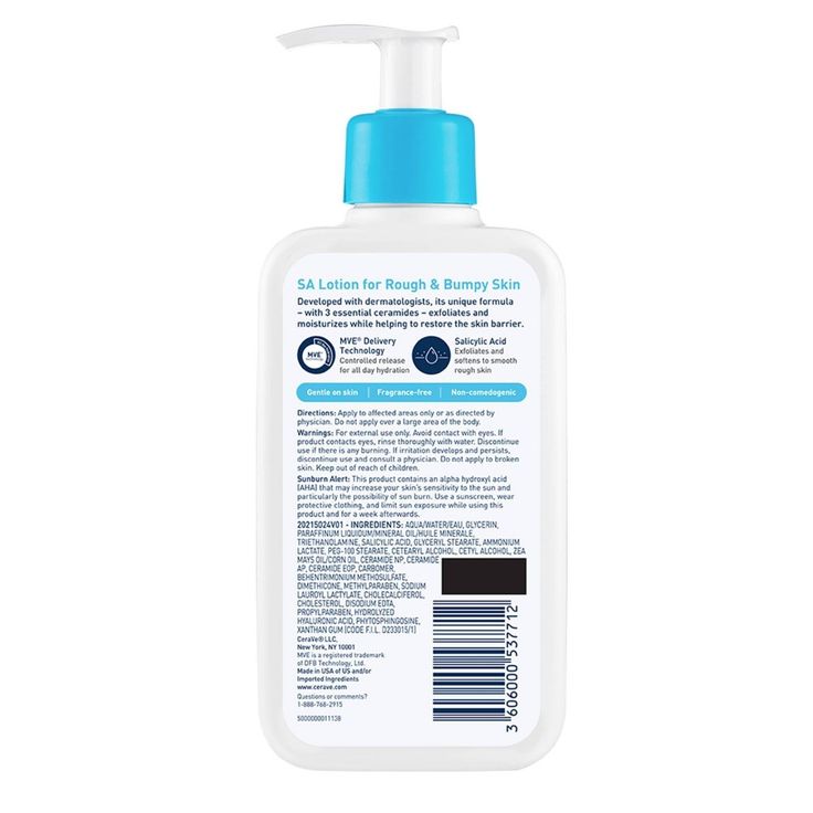 SA Lotion for Rough & Bumpy Skin