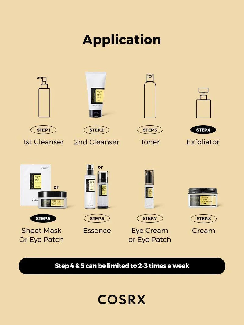 COSRX ALL ABOUT SNAIL KIT 4-step