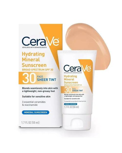 Cerave Hydrating Mineral Sunscreen with Sheer Tint